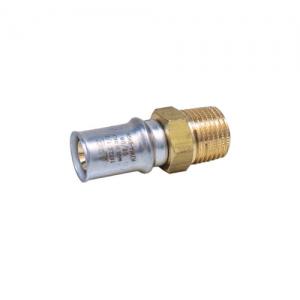 Пресс -соединитель с переходом на наружную резьбу