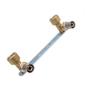 Монтажная планка с двумя пресс-водорозетками