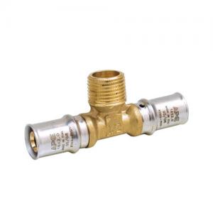 Пресс-тройник с переходом на внешнюю резьбу