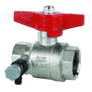 Шаровый кран полнопроходной (ВР-ВР) с дренажным краном